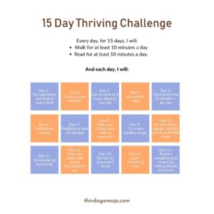 15 day thriving challenge outline