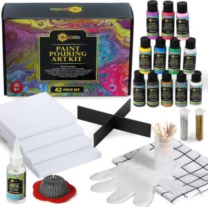 paint pouring art kit