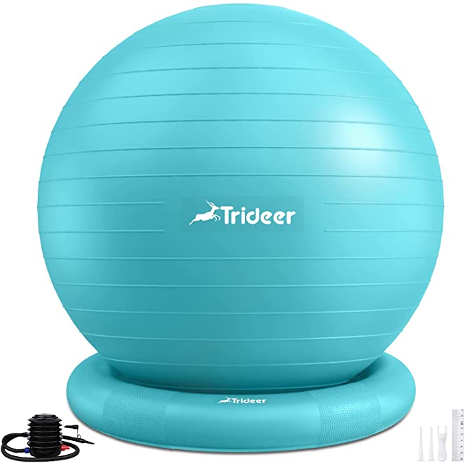 Trideer Stability Ball with Base