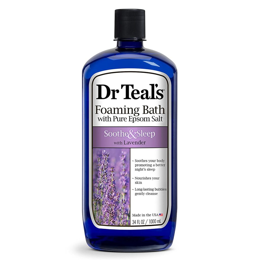 dr teals foaming bath with epsom salt lavender