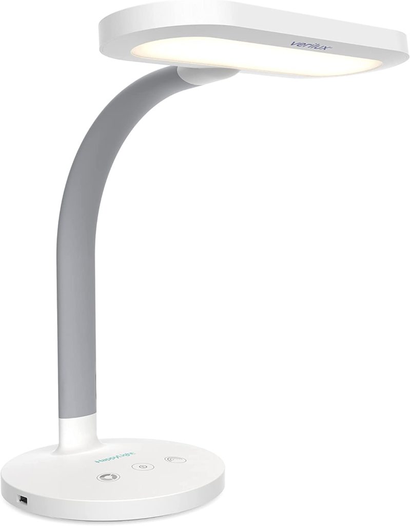 Verilux light therapy lamp