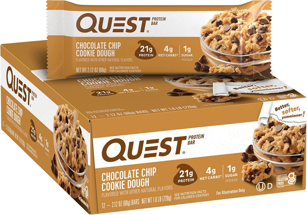 quest chocolate chip cookie