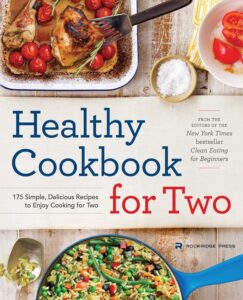 healthy cookbook for two cover