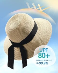 beach hat with 80+ SPF