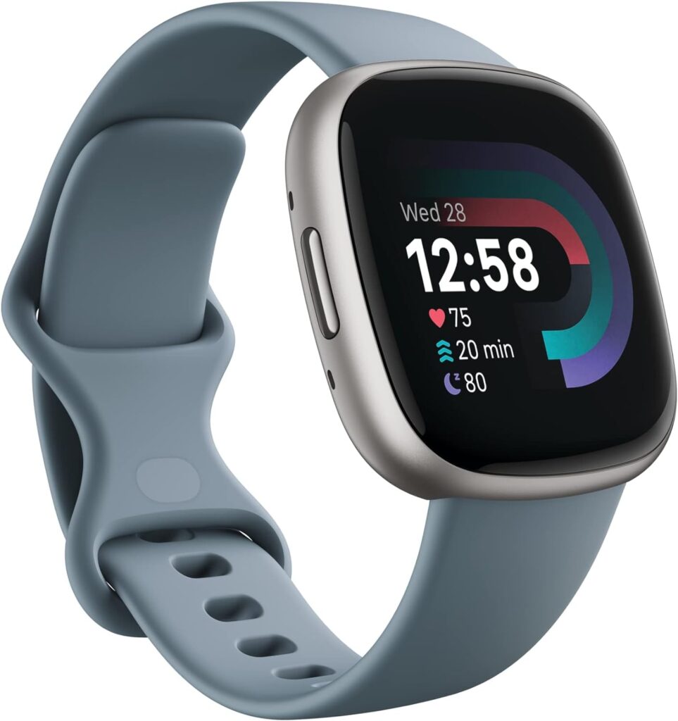 A fitbit versa watch